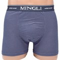 8637 Трусы мужские MINGLI, боксеры, хлопок с бамбуком, тонкая резинка, с рисунком - фото 773094