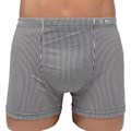 M7012 Трусы мужские MINGLI, боксеры, хлопок с бамбуком, тонкая резинка, в полоску - фото 773098