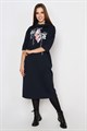 Платье женское MARGO, "Бант", футер, с карманами, с принтом - фото 775115