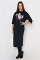 Платье женское MARGO, "Бант", футер, с карманами, с принтом - фото 775117