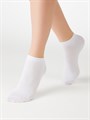 1201 Носки женские MiNiMi, "Mini Cotone", хлопок, короткие, однотонные - фото 775549
