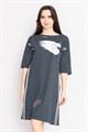 Платье женское MARGO, "Выбор", футер, с длинным рукавом, с принтом - фото 775955