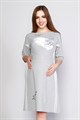 Платье женское MARGO, "Выбор", футер, с длинным рукавом, с принтом - фото 775964