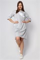 Платье женское MARGO, "Выбор", футер, с длинным рукавом, с принтом - фото 775970