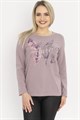 Лонгслив женский MARGO, "Загадка", хлопок, с принтом - фото 776200 Лонгслив женский MARGO, "Загадка", хлопок, с принтом - фото 776200