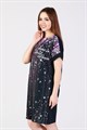 Халат женский MARGO, "Созвездие", кулирка, на молнии, с принтом - фото 776824