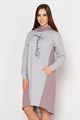 Платье женское MARGO, "Граффити", футер, с капюшоном и карманами - фото 777206