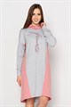 Платье женское MARGO, "Граффити", футер, с капюшоном и карманами - фото 777215