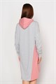 Платье женское MARGO, "Граффити", футер, с капюшоном и карманами - фото 777218