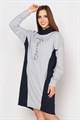Платье женское MARGO, "Граффити", футер, с капюшоном и карманами - фото 777226