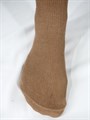 Чулки женские Бабушкины, хлопок (хб - 100%), коричневые - фото 778394
