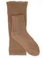 Чулки женские Бабушкины, хлопок (хб - 100%), коричневые - фото 778396