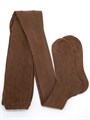 С 105 Колготки женские бабушкины, хлопок (хб - 100%), коричневые - фото 778406