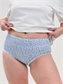 Трусы женские бабушкины, жатка, хлопок, с принтом - фото 778657