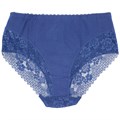 8104 Трусы женские AIYITU, слипы, хлопок, с кружевом, высокая посадка - фото 784702