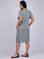 Платье женское MALINA, "Аморе", хлопок, с контрастной, асимметричной вставкой - фото 785682