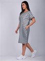 Платье женское MALINA, "Аморе", хлопок, с контрастной, асимметричной вставкой - фото 785699