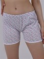 Панталоны женские АМТЕКС, хлопок (хб - 100%), короткие, в цветочек - фото 785764