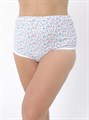 Трусы женские АМТЕКС, хлопок (хб - 100%), кулирка, в цветочек, великан - фото 786621