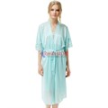8603 Халат женский MARBIN LINGERIE, кружево на рукаве, ниже колена - фото 786808