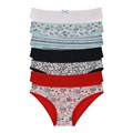 713030 Набор женских трусов NICOLETTA, слипы, хлопок, с рисунком, неделька - фото 786881
