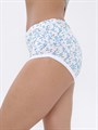 Трусы женские АМТЕКС, хлопок (хб - 100%), кулирка, в цветочек - фото 787635