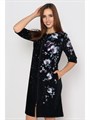 Халат женский MARGO, "Дева", кулирка, на молнии, с принтом - фото 788043
